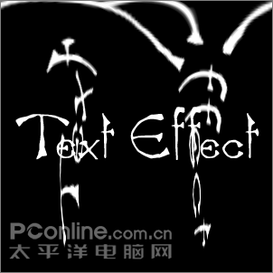 Photoshop极坐标打造放射文字效果 Photoshop极坐标打造放射文字效果