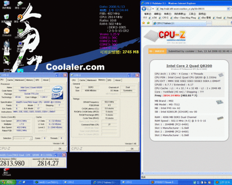 低价45nm四核心 Intel Q8200抢先测试 