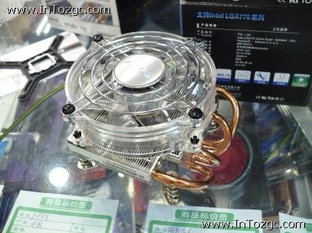 热管+超静音!华硕冰冻骑士散热器到货