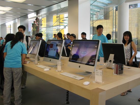 苹果在华首家Apple Store零售店7月19日北京开业