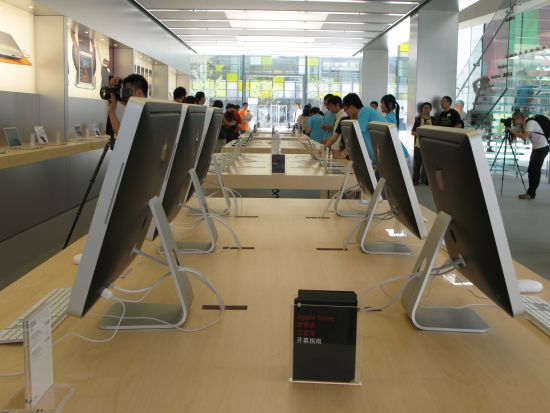 苹果在华首家Apple Store零售店7月19日北京开业