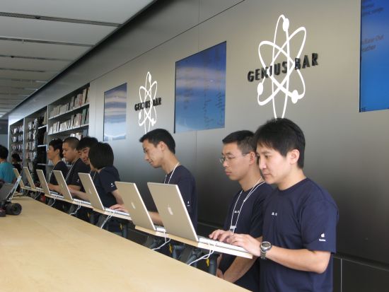 苹果在华首家Apple Store零售店7月19日北京开业