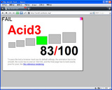 ACID3 - Opera 9.52