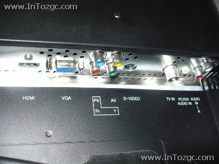 接口很齐全!优派N1930w 19寸液晶TV上市