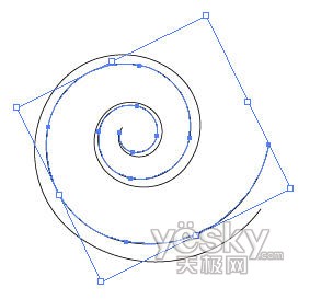 Illustrator巧绘矢量螺旋形状_中国教程网_www.jcwcn.com