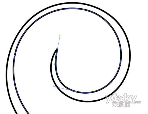 Illustrator巧绘矢量螺旋形状_中国教程网_www.jcwcn.com