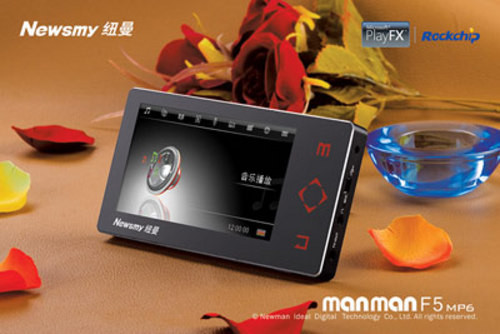 4.3英寸超大靓屏 8G大容量纽曼F5不足千元 4.3英寸超大靓屏 8G大容量纽曼F5不足千元
