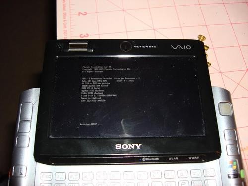 索尼VAIO UX本改造 装配酷睿2 处理器 
