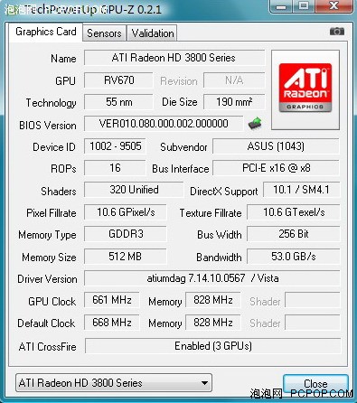 三剑合璧!全球唯一HD3850X3显卡测试