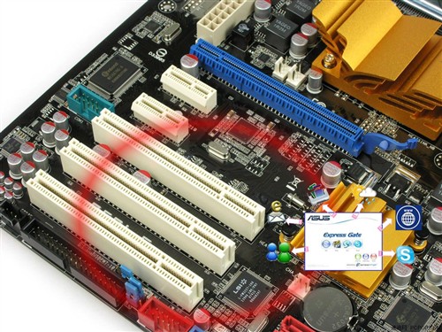 泡泡首发：5秒就能上网的华硕P43主板