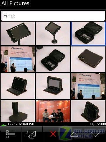 624MHz处理器黑莓触摸屏手机9500评测(4)