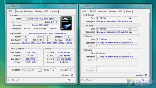 游戏性能提升30% AMD K10双核7750实测 