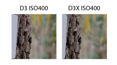 尼康D3D3X感光度成像对比 