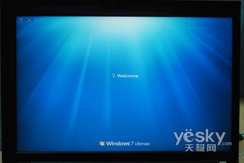 图为:Welcome欢迎界面