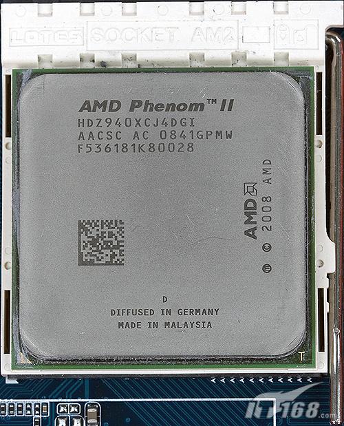 AMD 45纳米Phenom II X4 940 BE实物