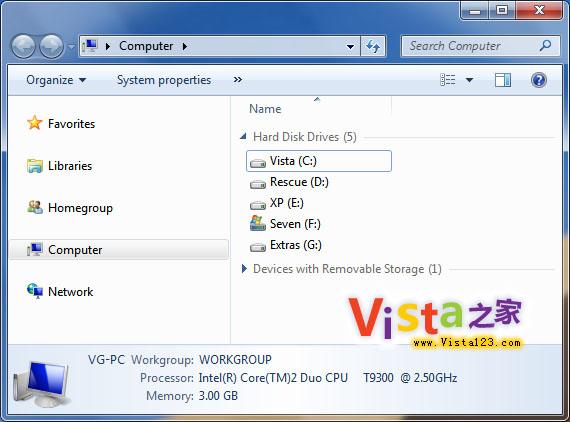 Windows7导航面板项目删除Bug(组图)