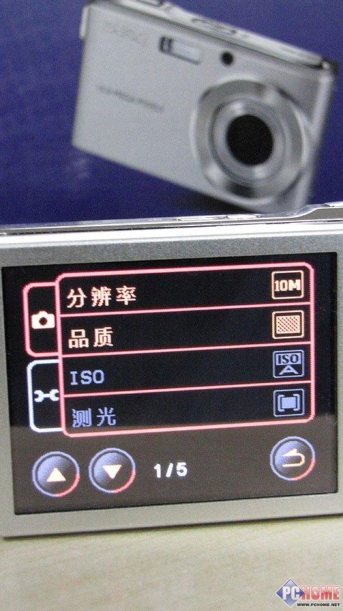 3寸触摸屏明基低价相机E1050t评测(4)