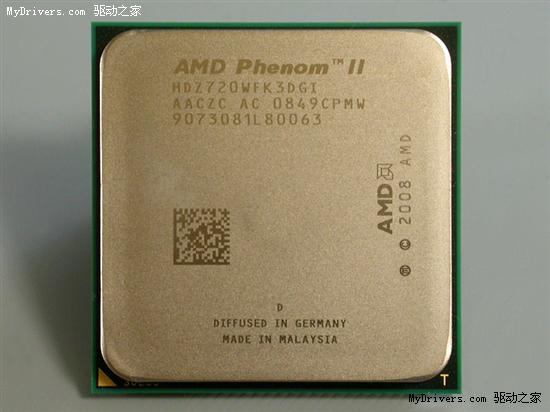 AMD正式发布五款AM3接口Phenom II X4/X3