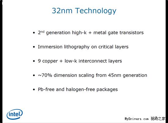 Intel 32nm工艺专题:70亿美元铸就新辉煌