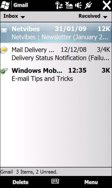 Windows Mobile 6.5大量截图赏