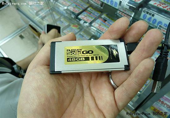 115MB/s读取：超高速ExpressCard/34固态硬盘上市