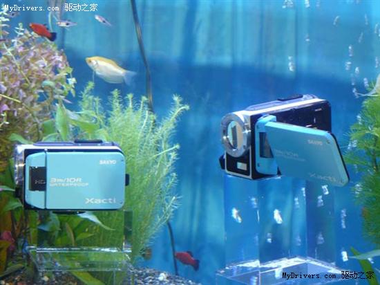 三洋新款防水便携摄像机支持无线网传输