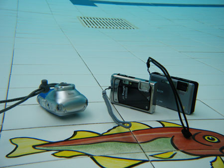 沙滩海浪四款防水便携数码相机横向评测(7)