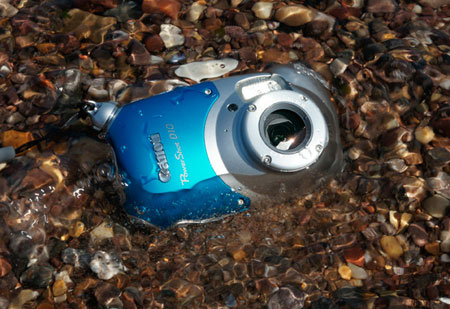 沙滩海浪四款防水便携数码相机横向评测(2)