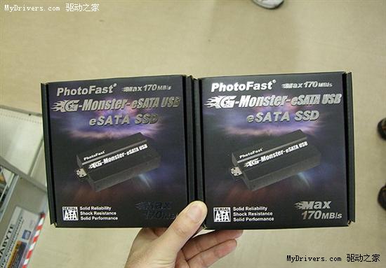 170MB/s：PhotoFast高速eSATA接口固态硬盘上市