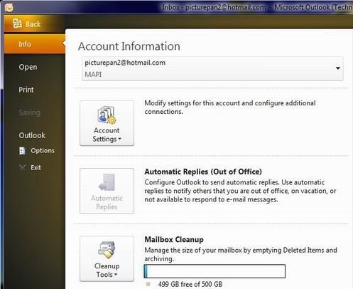 Hotmail存储空间增至500GB 为Gmail 250倍