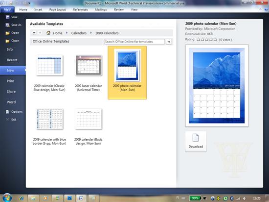 Office 2010 Beta 1泄露 截图赏