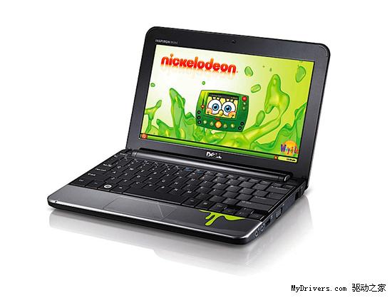 戴尔推出儿童专用Nickelodeon版上网本