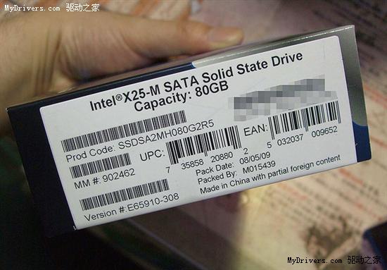 Intel 34nm固态硬盘重新上架 换用新包装