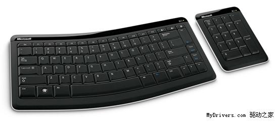 微软发布最薄分体式蓝牙键盘6000