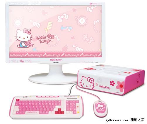 超级可爱的Hello Kitty主题PC