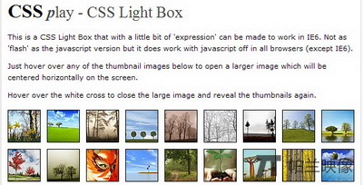 Css Only LightBox 21个神奇的CSS技巧