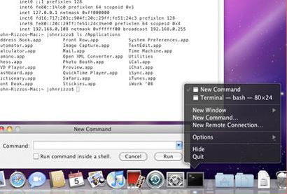 Mac OS X中的终端 Mac OS X中的终端