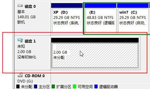 Windows 7创建和移除虚拟分区的方法