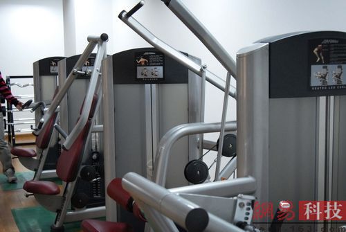 百度搜索框大厦内的健身房