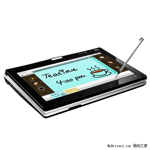 华硕发布全球首款多点触摸Tablet上网本 预装Win7