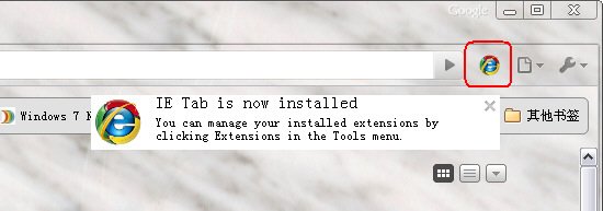 继Firefox后 Chrome也拥有IE Tab扩展