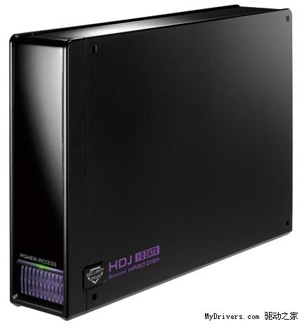 I-O DATA推2TB 256位AES加密外置硬盘