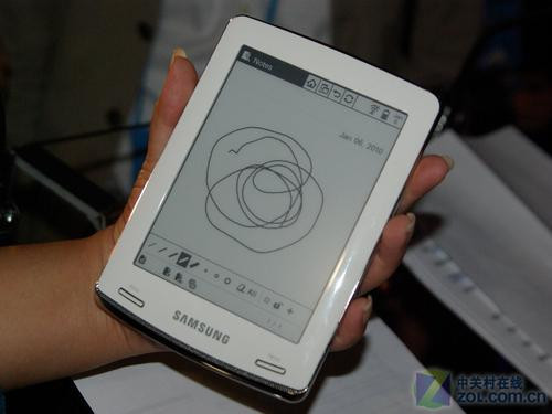 CES2010:三星发布手写“滑盖”电子书！ 