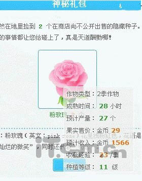 勤翻地集种子 QQ农场种玫瑰增加30%收益