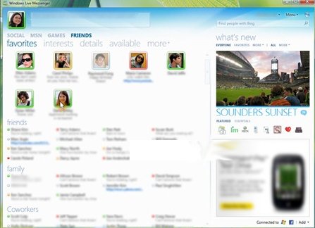 微软MSN发布新版Wave：可连接至Twitter(图)
