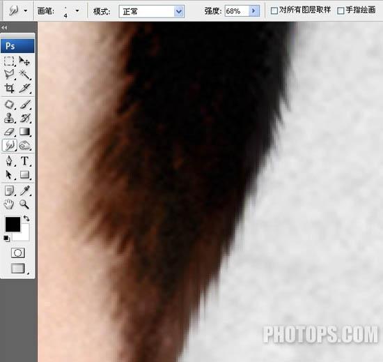 Photoshop实例教程：精修有褶皱的老照片