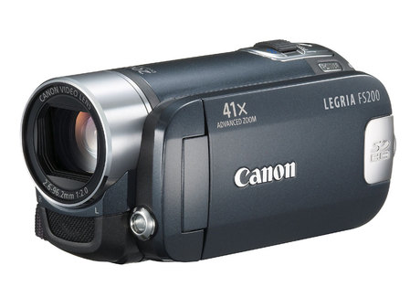 多彩闪存摄像机 佳能新品FS200低价上市 