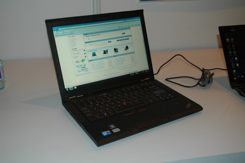 IDF2010:ThinkPad T410s亮相联想展台