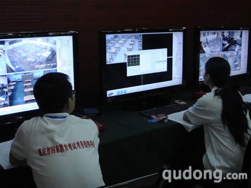 电子眼监控高考 考场内一览无余莫作弊 