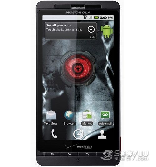全球最薄手机 MOTO谷歌旗舰Droid X发布